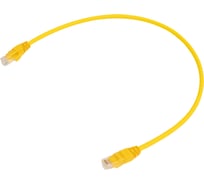 Коммутационный шнур NIKOMAX U/UTP 4 пары, желтый, 0,5м NMC-PC4UD55B-005-C-YL