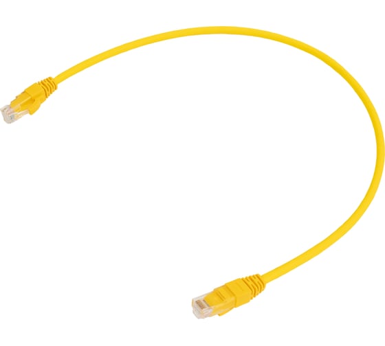 Коммутационный шнур NIKOMAX U/UTP 4 пары, желтый, 0,5м NMC-PC4UD55B-005-C-YL 1