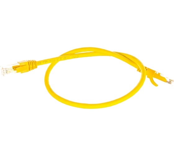 Коммутационный шнур NIKOMAX U/UTP 4 пары, желтый, 0,5м NMC-PC4UD55B-005-C-YL