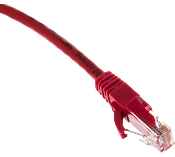 Коммутационный шнур NIKOMAX U/UTP 4 пары, красный, 0,3м NMC-PC4UD55B-003-RD