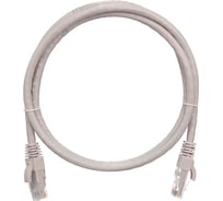 Коммутационный шнур NIKOMAX U/UTP 4 пары, серый, 1,5м NMC-PC4UE55B-015-C-GY