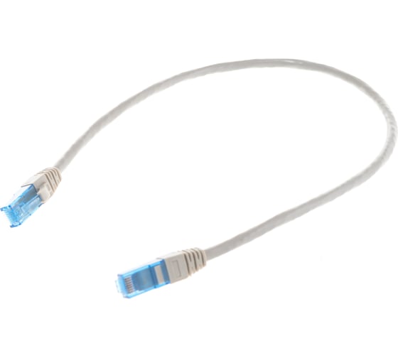 Коммутационный шнур NIKOMAX U/UTP 4 пары, серый, 0,5м NMC-PC4UE55B-005-GY