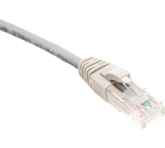 Коммутационный шнур NIKOMAX U/UTP 4 пары, серый, 15м NMC-PC4UD55B-150-C-GY