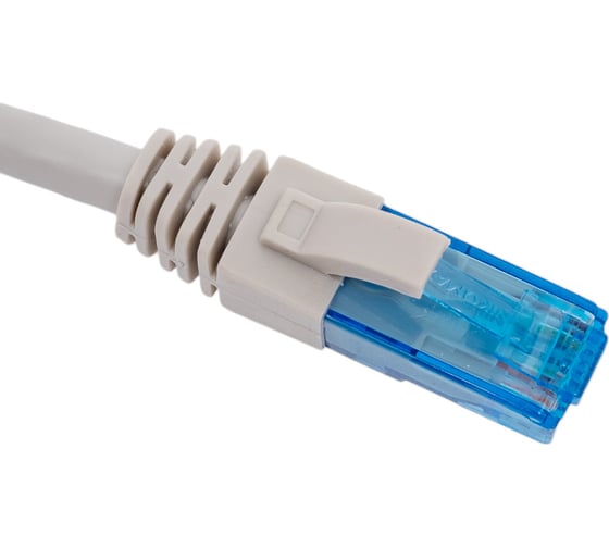 Коммутационный шнур NIKOMAX U/UTP 4 пары, серый, 10м NMC-PC4UE55B-100-GY