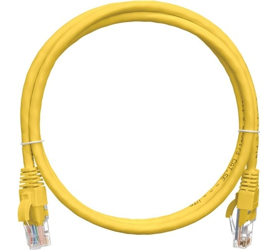 Коммутационный шнур NIKOMAX U/UTP 4 пары, желтый, 5м NMC-PC4UD55B-050-C-YL 1