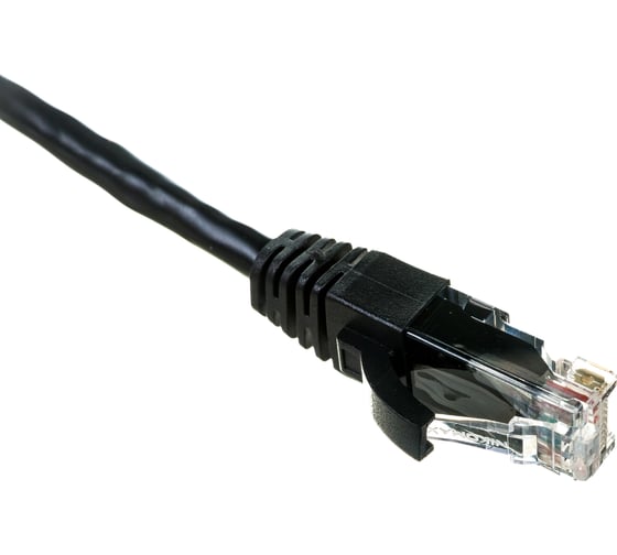 Коммутационный шнур NIKOMAX U/UTP 4 пары, черный, 1,5м NMC-PC4UD55B-015-BK