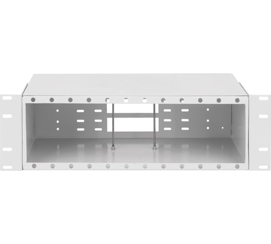 Оптический кросс NIKOMAX 19, 3U, 96 SC/FC, 192 LC, стальной, серый NMF-RP96-BLANK-WS-3U-GY