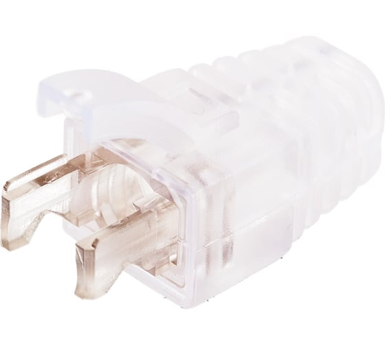 Защитный прозрачный колпачок для коннекторов RJ45 NIKOMAX 100шт NMC-RJBOOT65B-TR-100