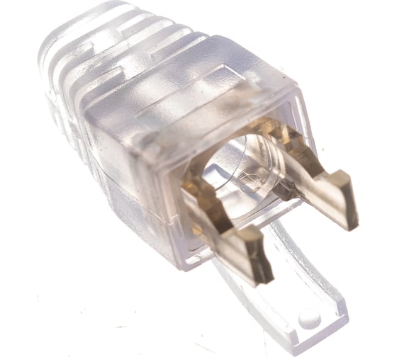 Защитный прозрачный колпачок для коннекторов RJ45 NIKOMAX 100шт NMC-RJBOOT65B-TR-100