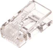 Коннектор NIKOMAX RJ45/8P4C под витую пару, плоский ввод, 100шт NMC-RJ84FZ06UD1-100
