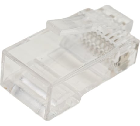 Коннектор NIKOMAX RJ45/8P8C под витую пару, круглый ввод, 100шт NMC-RJ88RZ50UD2-100