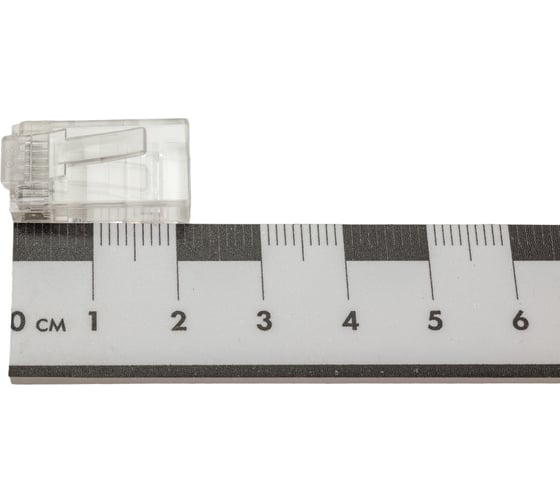 Коннектор NIKOMAX RJ45/8P8C под витую пару, круглый ввод, 100шт NMC-RJ88RZ50UD2-100