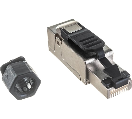 Коннектор NIKOMAX RJ45/8P8C под витую пару, полный экран, металлик NMC ...