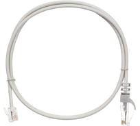 Телефонный шнур NIKOMAX U/UTP 2 пары, серый, 7.5м NMC-PC2UC25T-075-GY