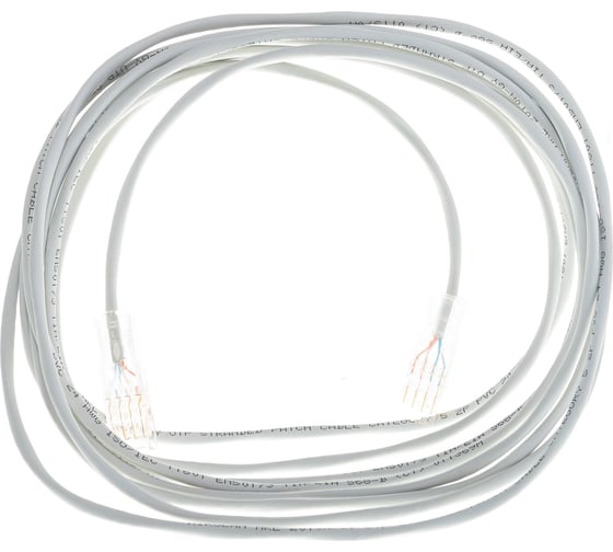 Коммутационный шнур NIKOMAX U/UTP 2 пары, серый, 5м NMC-PC2UD00D-050-GY