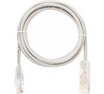 Коммутационный шнур NIKOMAX U/UTP 2 пары, серый, 3м NMC-PC2UD05R-030-GY