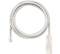 Коммутационный шнур NIKOMAX U/UTP 2 пары, серый, 3м NMC-PC2UD05E-030-GY