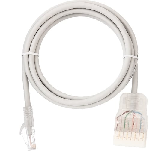 Коммутационный шнур NIKOMAX U/UTP 4 пары, серый, 1,5м NMC-PC4UD05B-015-GY