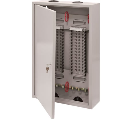 Настенный распределительный бокс на 30 плинтов до 300 пар NIKOMAX NMC-WBPL30-MK