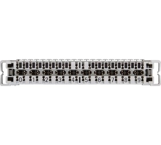 Плинт 10 пар NIKOMAX крепление под кронштейн, серый, 10шт NMC-PL10-CC-10 1