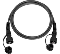 Индустриальный коммутационный экранированный шнур NIKOMAX F/UTP 4 пары, черный, 2м NMC-PC4SE55B-020-IS-BK