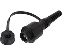 Индустриальный модуль-розетка для оконцевания отдельностоящих кабелей NIKOMAX NMC-KJUE2-IS-PC-BK