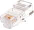 Коннектор NIKOMAX RJ45/8P4C под витую пару, круглый ввод, 100шт NMC-RJ84RE06UD1-100 1