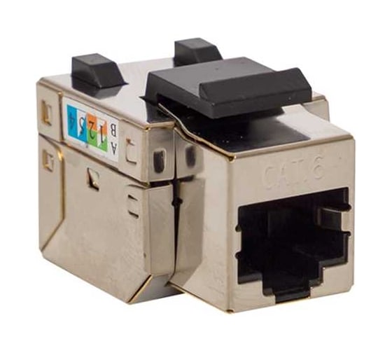 Модуль Keystone EKF розеточный teracom pro cat.6 rj-45 экранированный ftp 110 idc 90 градусов TRP-KSTN-SOCK-90D-6FTP