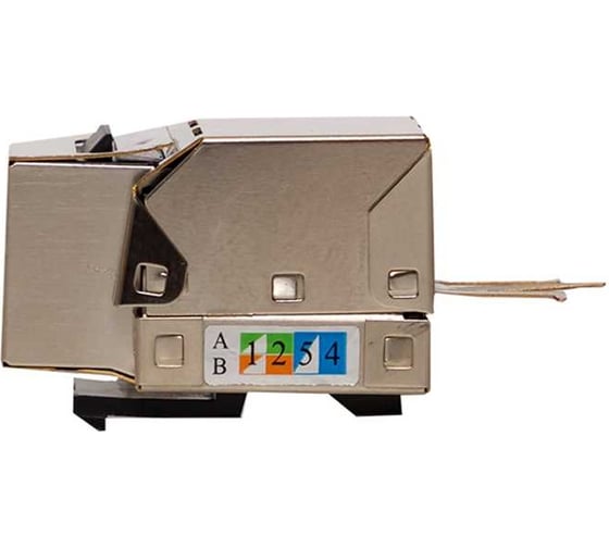 Модуль Keystone EKF розеточный teracom pro cat.6 rj-45 экранированный ftp 110 idc 90 градусов TRP-KSTN-SOCK-90D-6FTP