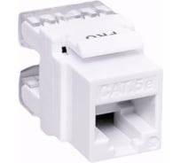 Модуль Keystone EKF teracom pro cat.5e rj-45 неэкранированный 110 idc 180 градусов белый TRP-KSTN-180D-5EUTP-WH