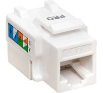 Модуль Keystone EKF teracom pro cat.6 rj-45 неэкранированный 110 idc 90 градусов белый TRP-KSTN-90D-6UTP-WH