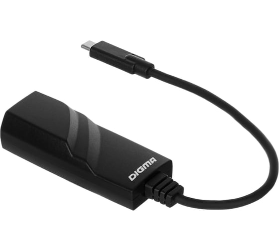 Сетевой адаптер DIGMA Gigabit Ethernet D-USBC-LAN1000 USB Type-C (упак.:1шт) 1717085