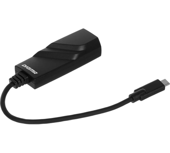 Сетевой адаптер DIGMA Gigabit Ethernet D-USBC-LAN1000 USB Type-C (упак.:1шт) 1717085