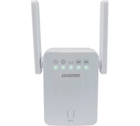 Повторитель беспроводного сигнала DIGMA D-WR300 N300 10/100BASE-TX/Wi-Fi белый (упак.:1шт) 1726904