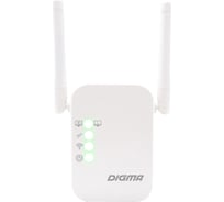 Повторитель беспроводного сигнала DIGMA D-WR310 N300 10/100BASE-TX/Wi-Fi белый (упак.:1шт) 1726940