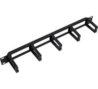 Панель-органайзер кабеля 5Bites 5 колец / 1u / 19" / black CM-103B