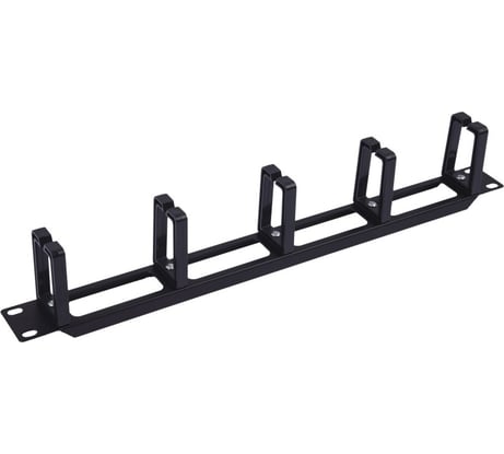 Панель-органайзер кабеля 5Bites 5 колец / 1u / 19" / black CM-103B