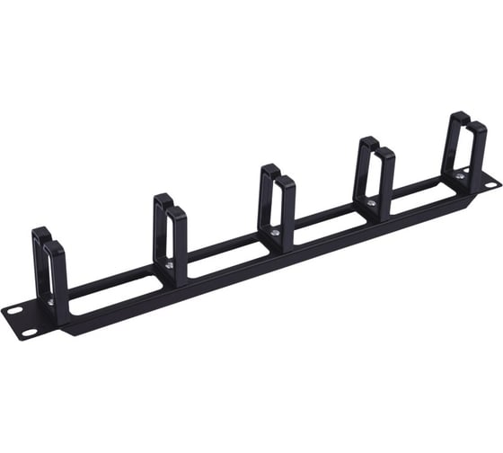 Панель-органайзер кабеля 5Bites 5 колец / 1u / 19" / black CM-103B
