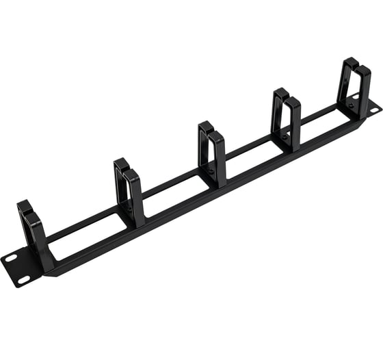 Панель-органайзер кабеля 5Bites 5 колец / 1u / 19" / black CM-103B