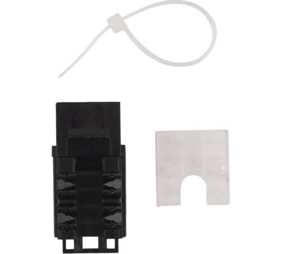 Вставка Keystone Jack RJ-45 WRline WR-KJ-RJ45-C5E-90-SW-BK 90 градусов, категория 5e, неэкранированная, заделка тип 110, цвет черный 505214