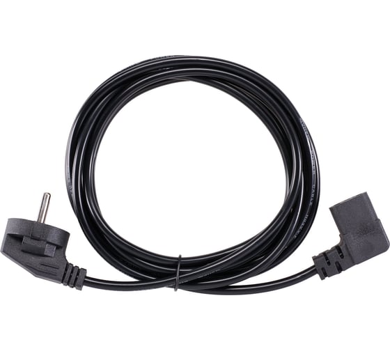 Кабель питания AOpen/Qust c13 компьютер угловой провод - розетка 220v угловая евровилка 3m ACE021R-3M