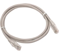 Неэкранированный патч-корд EKF TERACOM PRO Cat.5E UTP оболочка PVC серый (1,5м) TRP-5EUTP-PVC-1.5M-GY