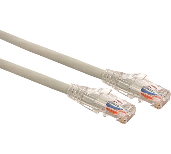 Неэкранированный патч-корд EKF TERACOM PRO Cat.5E UTP оболочка PVC серый (1,5м) TRP-5EUTP-PVC-1.5M-GY