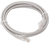 Неэкранированный патч-корд EKF TERACOM PRO Cat.5E UTP оболочка PVC серый (2,0м) TRP-5EUTP-PVC-2M-GY