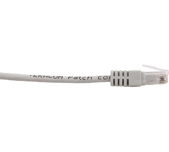 Неэкранированный патч-корд EKF TERACOM PRO Cat.5E UTP оболочка PVC серый (3,0м) TRP-5EUTP-PVC-3M-GY