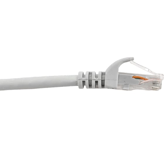 Неэкранированный патч-корд EKF TERACOM PRO Cat.5E UTP оболочка PVC серый (0,2м) TRP-5EUTP-PVC-02M-GY