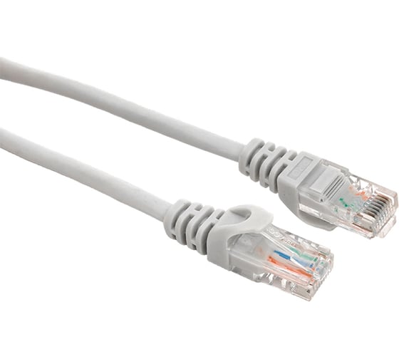 Неэкранированный патч-корд EKF TERACOM PRO Cat.5E UTP оболочка PVC серый (0,2м) TRP-5EUTP-PVC-02M-GY