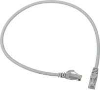 Неэкранированный патч-корд EKF TERACOM PRO Cat.6 UTP оболочка LSZH серый (0,5м) TRP-6UTP-LSH-05M-GY
