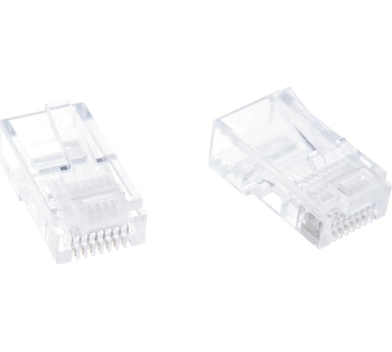 Вилка Cablexpert RJ-45 8P8C универсальная кат.5e, контакты 6 микродюймов 10 шт. PLUG3UP6/10