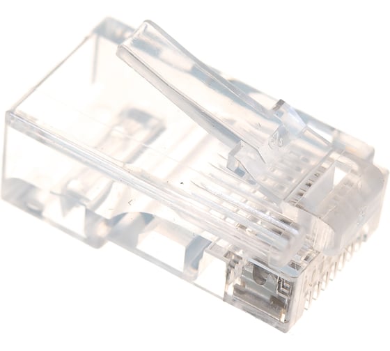 Универсальная вилка Cablexpert RJ-45 8P8C кат.5e, контакты 6 микрон 100 шт. PLUG3UP6/5